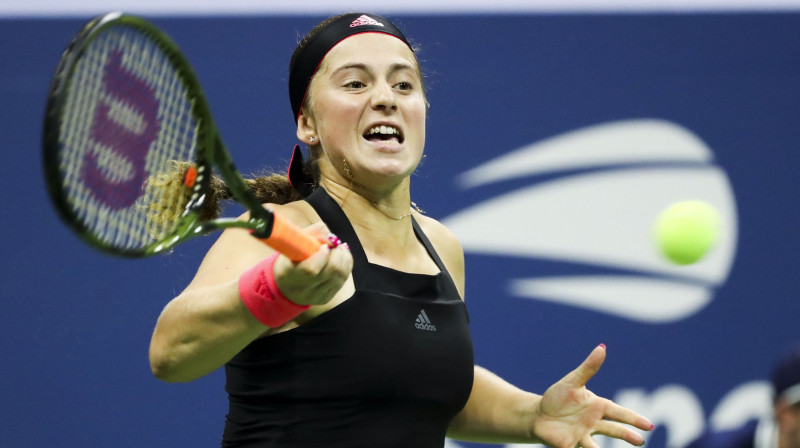 Aļona Ostapenko. Foto: Sipa USA/Scanpix