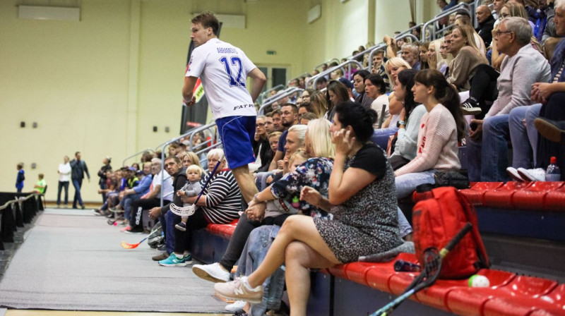 Aleksandrs Abramovs ar vārtu guvumu pagarinājumā ļāva uzgavilēt vietējiem līdzjutējiem
Foto: Lekrings