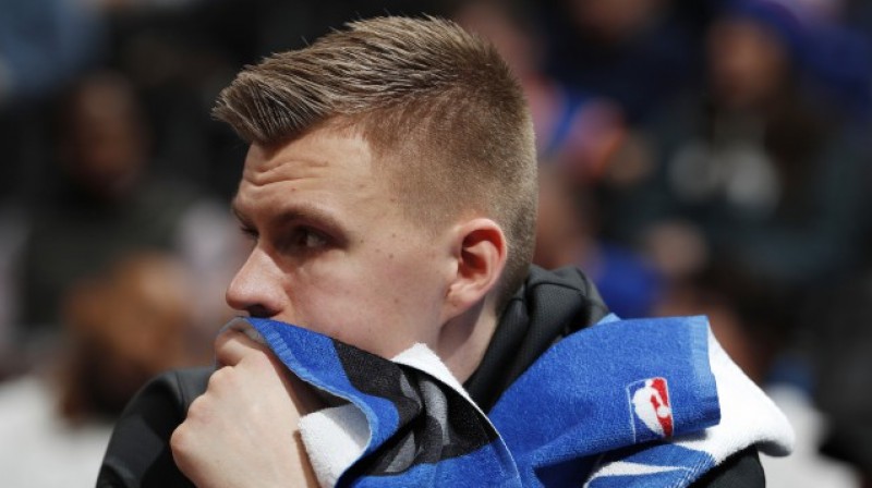 Kristaps Porziņģis. Foto: AP/Scanpix
