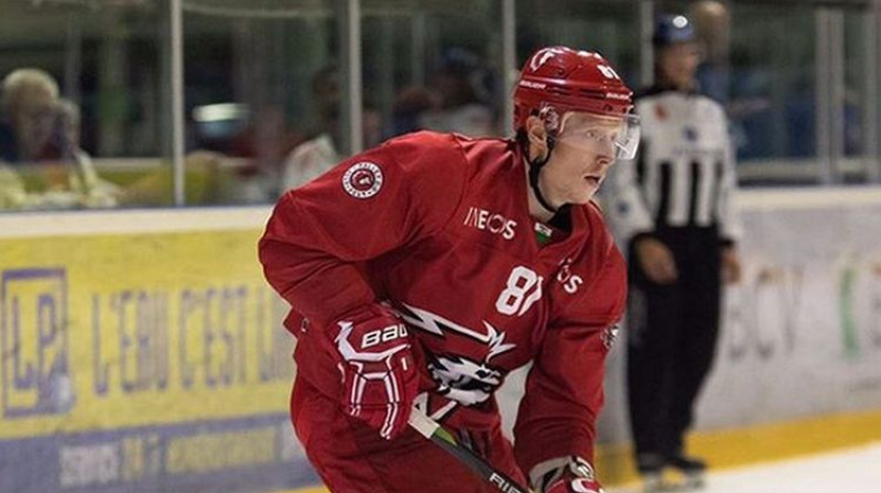 Ronalds Ķēniņš. Foto: HC Lausanne/Instagram