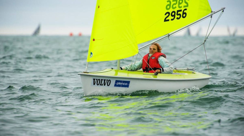 Līga Liepiņa pasaules čempionātā. Foto: World Sailing