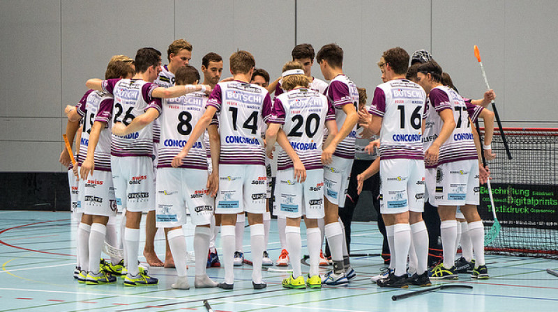 "Floorball Thurgau" pašlaik cīnās bez zaudējumiem
Foto: Floorball Thurgau