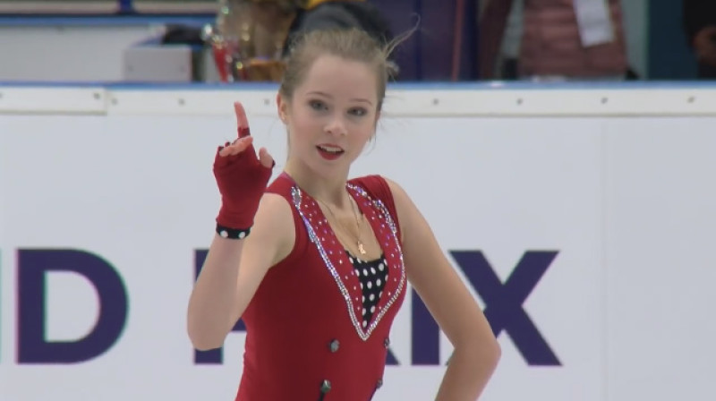 Anete Lāce. Foto: ISU Junior Grand Prix