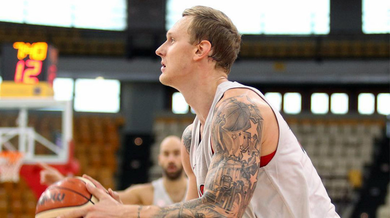 Jānis Timma. Foto: Olympiacos BC