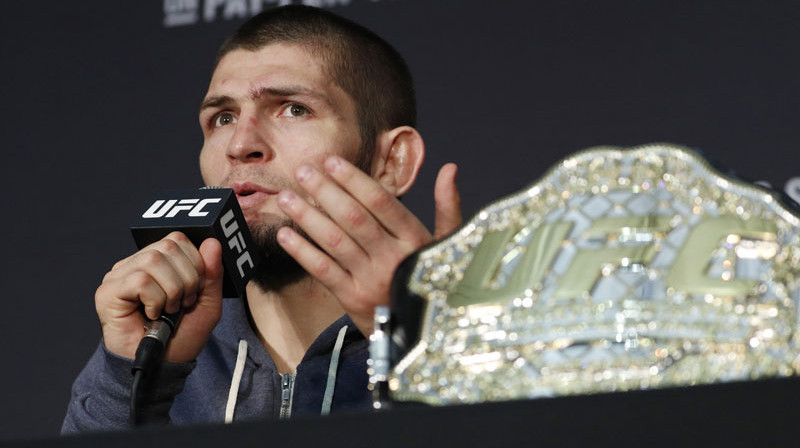 Habibs Nurmagomedovs. Foto: AP/Scanpix