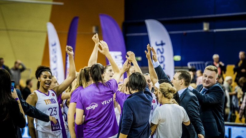 TTT basketbolistes: Eirolīgas komanda. Foto: Renārs Koris