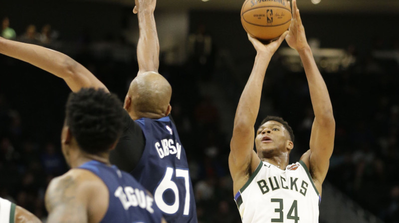 Jannis Adetokunbo. Foto: AP/Scanpix
