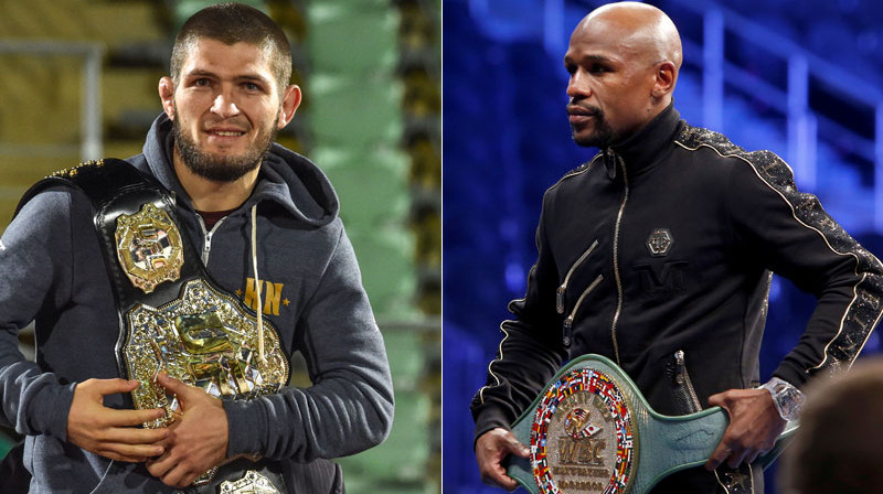 Habibs Nurmagomedovs un Floids Meivezers
Foto: AFP/Scanpix & Reuters/Scanpix