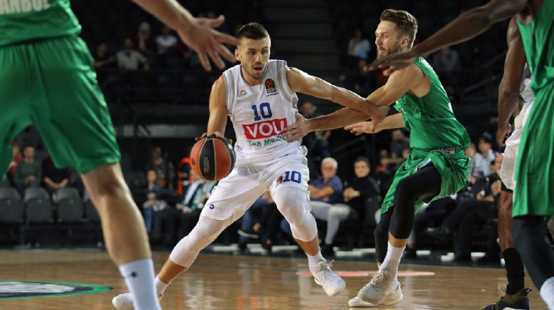 Žanis Peiners aizsardzībā, Foto: Euroleague