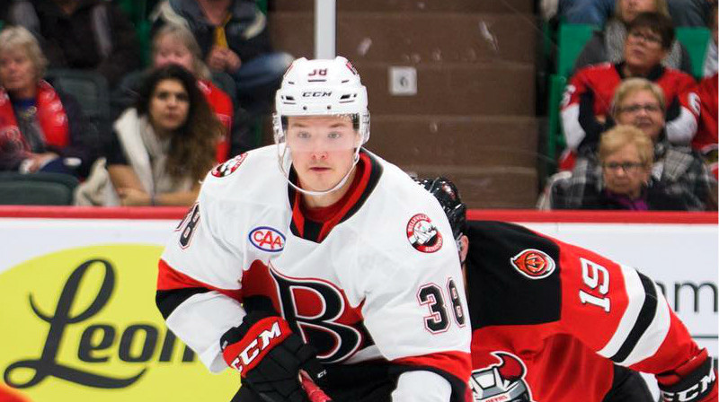 Rūdolfs Balcers. Foto: Belleville Senators