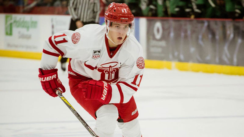Verners Egle vēl Dabjūkas "Fighting Saints" formā. Foto: facebook.com/pg/fightingsaints