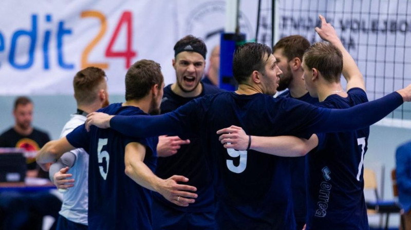 Rīdziniekiem iepaticies uzvarēt
Foto: Latvijas Volejbola federācija