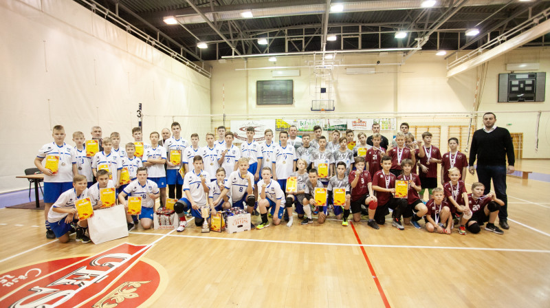 Uzvarētāji zēnu sacensībās
Foto: Latvijas Volejbola federācija