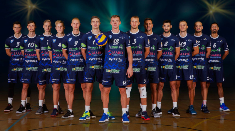 Artis Caics ar 8. numuru
Foto: Facebook/saarevorkpall