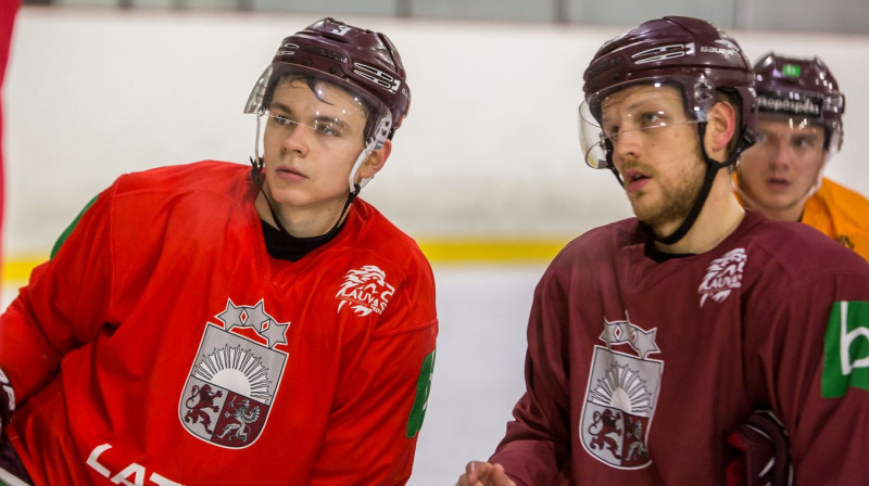 Edgars Kulda un Ralfs Freibergs. Foto: LHF