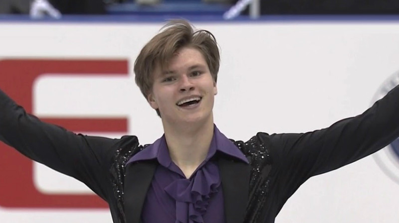 Deniss Vasiļjevs. Foto: Eurosport / ISU