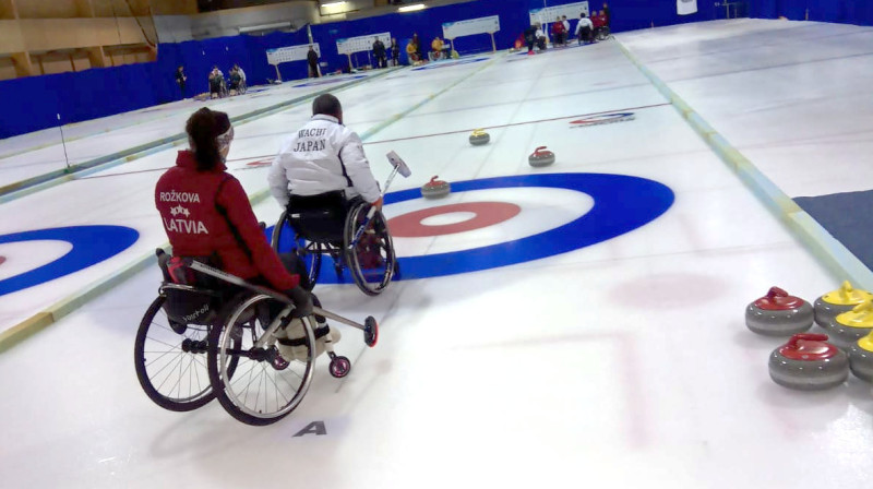 Spēle Latvija:Japāna
Pasaules ratiņkērlinga čempionāts B-divīzija