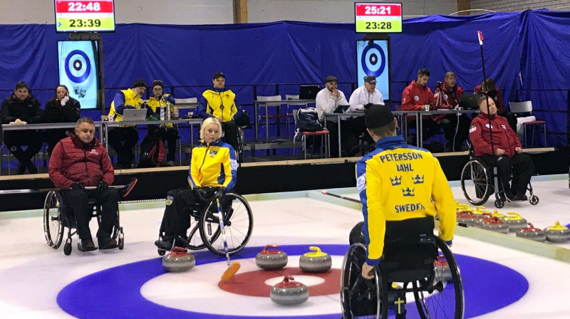 Spēle Latvija:Zviedrija
Pasaules ratiņkērlinga čempionāts B-divīzija
