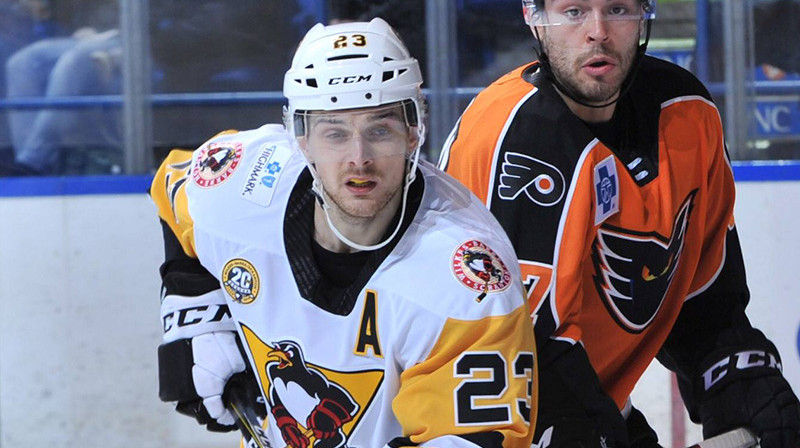 Teodors Bļugers. Foto: Wilkes-Barre/Scranton Penguins
