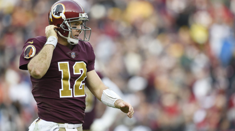Vismaz pagaidām Vašingtonas "Redskins" pirmais numurs būs Kolts Makojs.
Foto: AFP/Scanpix