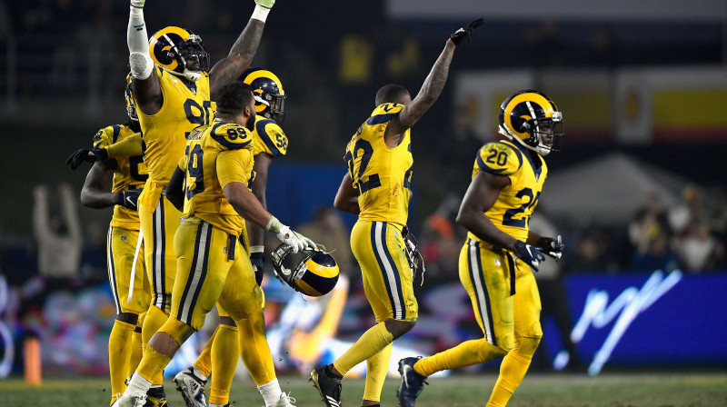 Losandželosas "Rams" futbolisti
Foto: AFP/Scanpix