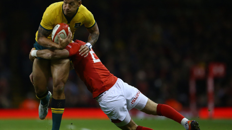 Israels Folau (ar bumbu)
Foto: AFP/Scanpix