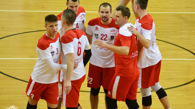 Daugavpils volejbolistu prieki
Foto: Latvijas Volejbola federācija