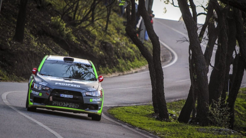 "Prospeed" komandas ekipāža Algarves rallijā. Foto: sergeiremennik.com