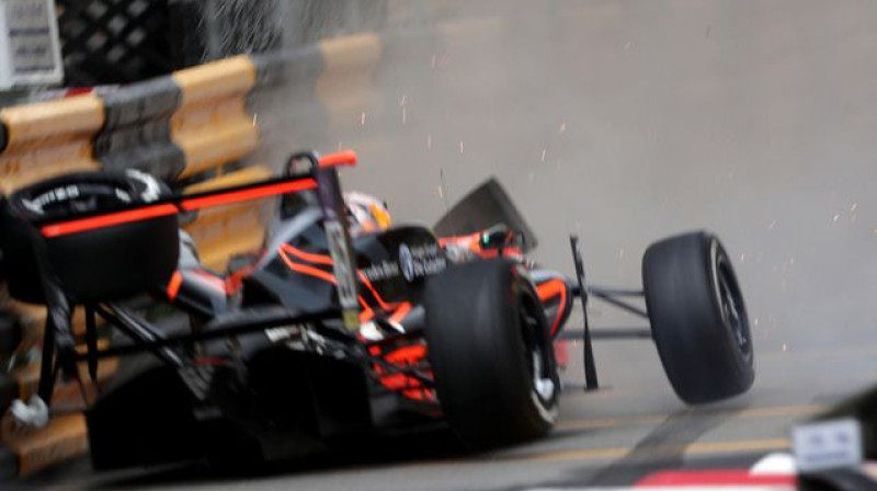 Sofijas Floršas avārijas brīdis. Foto: publicitātes