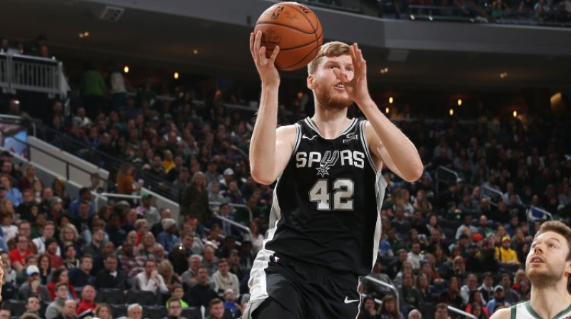Dāvis Bertāns. Foto: Sanantonio Spurs/Nba.com