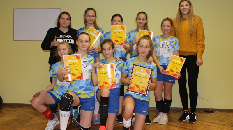 U-13 grupas uzvarētājas
Foto: Latvijas Volejbola federācija