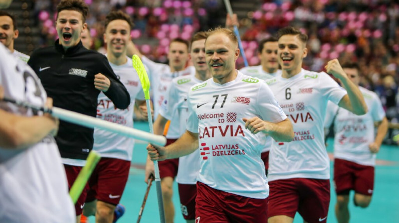 Mihailam Kostusevam atmiņas spēlēs pret Čehiju ir gana spilgtas
Foto: Ritvars Raits, Floorball.lv