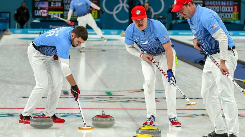 Džona Šustera komanda (ASV) - Phjončhanas olimpiskie čempioni
Foto: WCF / Richard Gray