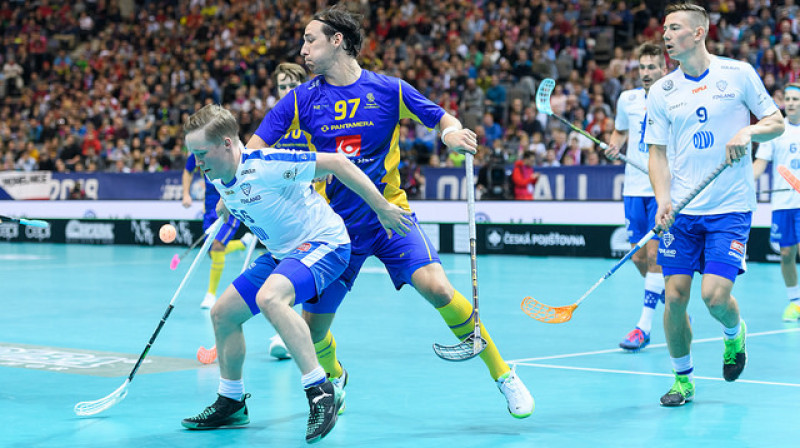 Šovakar tiks noskaidrota pasaules spēcīgākā florbola valstsvienība
Foto: IFF Floorball