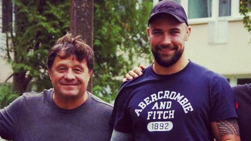 Jevgēņijs Borodavko un Vladimirs Šestakovs. Foto no personiskā arhīva
