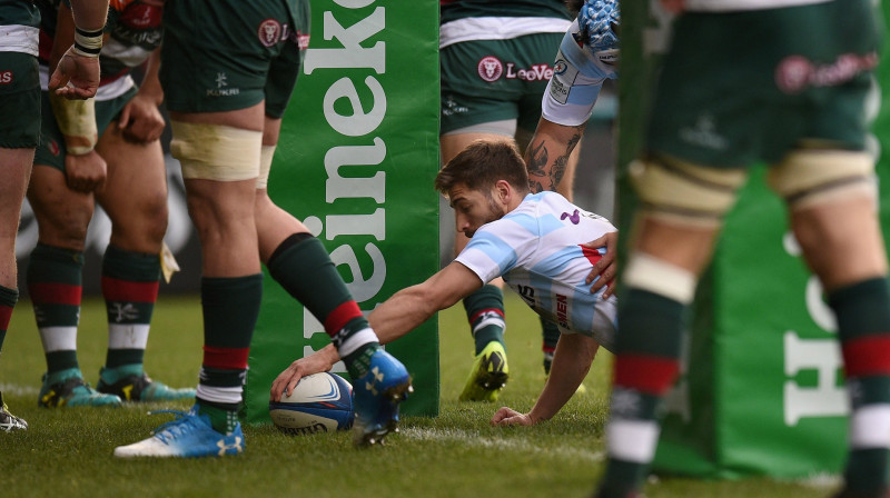 Tedijs Iribarens gūst pirmo "Racing 92" piezemējumu
Foto: AFP/Scanpix