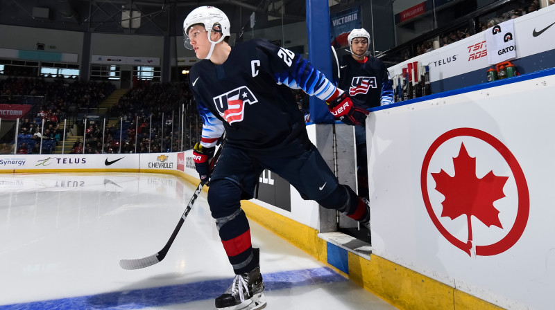 ASV strīpas un Kanādas kļavu lapa varēs satikties tikai pēdējā sacensību dienā
Foto: IIHF.com