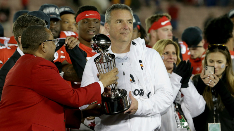 Urbans Meijers saņem "Rose Bowl" balvu
Foto: AFP/Scanpix