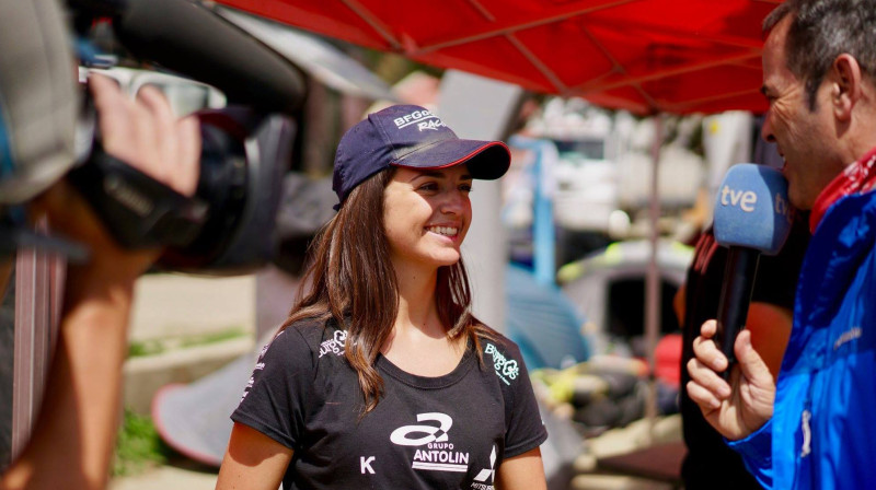 Vieglo automašīnu pilote Kristina Gutjereza
Foto: Cristina Gutierrez