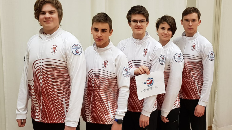 Latvijas puišu kērlinga izlase
/No keisās - Krišs Vonda, Reinis Jučers, Deivids Jēkabsons, Ričards Vonda, Kristaps Vilks/