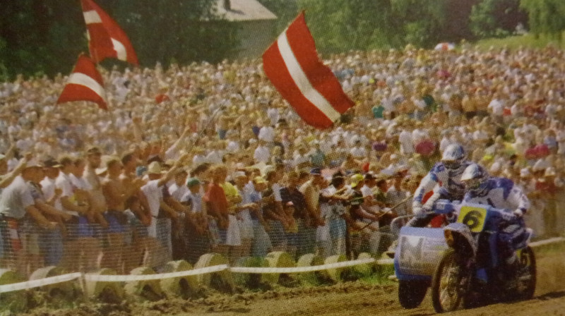 Kristers Serģis un Artis Rasmanis vienā ekipāžā Ķegumā - līdzjutēju trases malā toreiz netrūka.