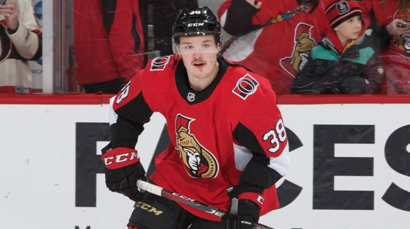 Rūdolfs Balcers. Foto: Ottawa Senators