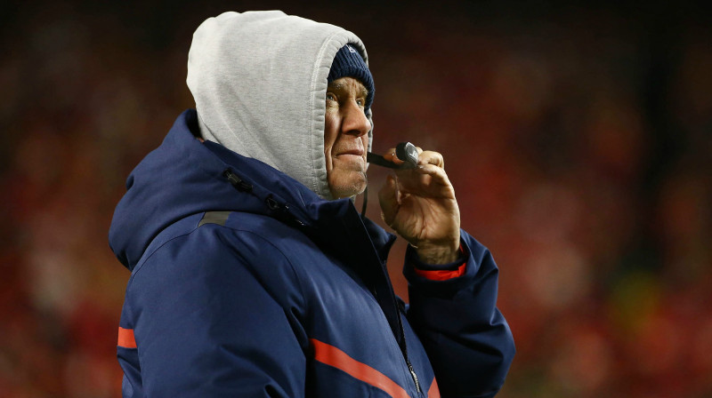 Jaunanglijas "Patriots" galvenais treneris Bils Beličeks
Foto: USA Today/Scanpix