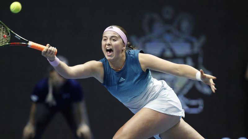 Aļona Ostapenko. Foto: AP/Scanpix