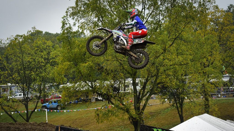 Mikele Červelins Nāciju kausā. Foto: mxgp.com