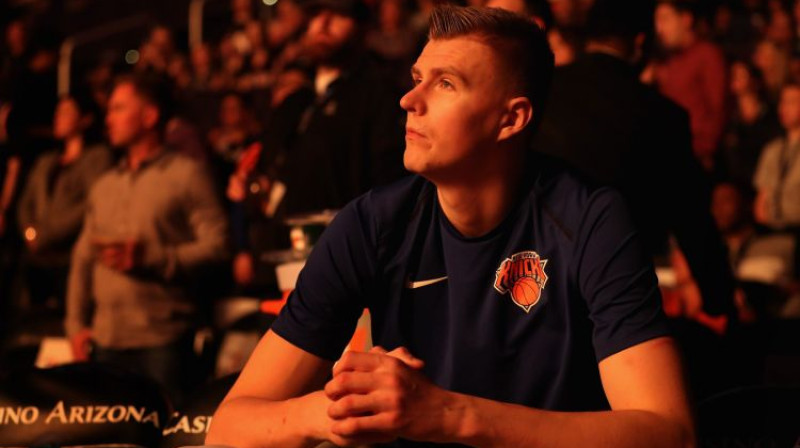 Kristaps Porziņģis. Foto: AFP/Scanpix