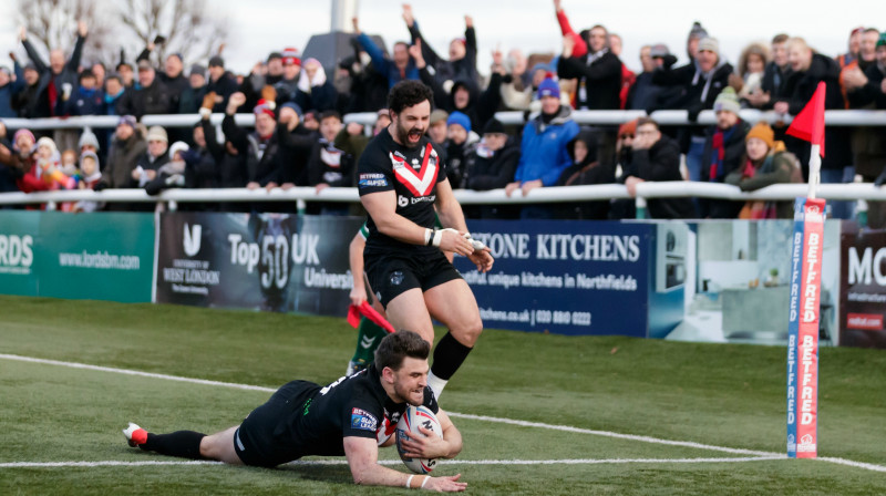 Londonas "Broncos" uzbrukuma noslēgums
Foto: PA Images/Scanpix