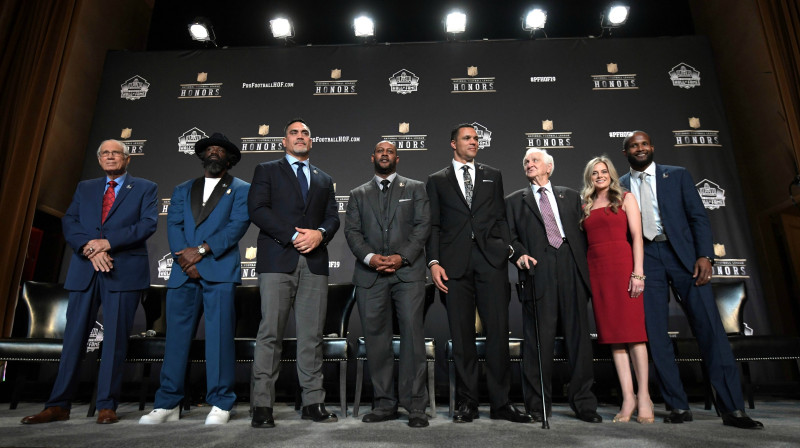 Jaunie NFL Slavas zāles iemītnieki
Foto: USA Today/Scanpix