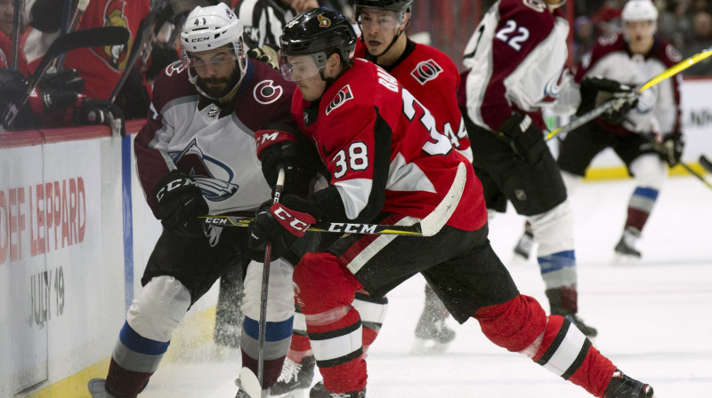 Rūdolfs Balcers izpilda spēka paņēmienu. Foto: The Canadian Press/PA Images/Scanpix