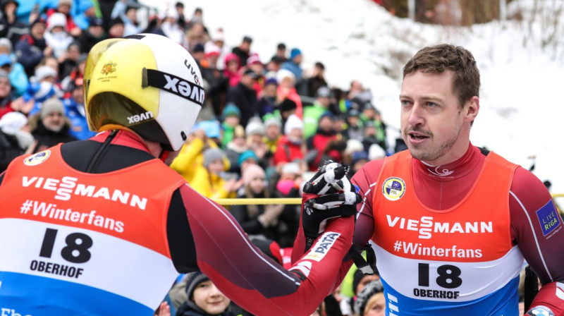 Juris Šics un Andris Šics. Foto: EPA / Scanpix